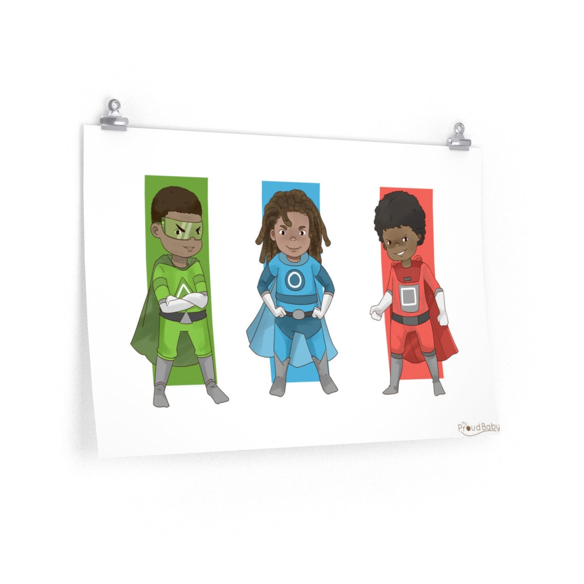 Heroes Nursery Poster