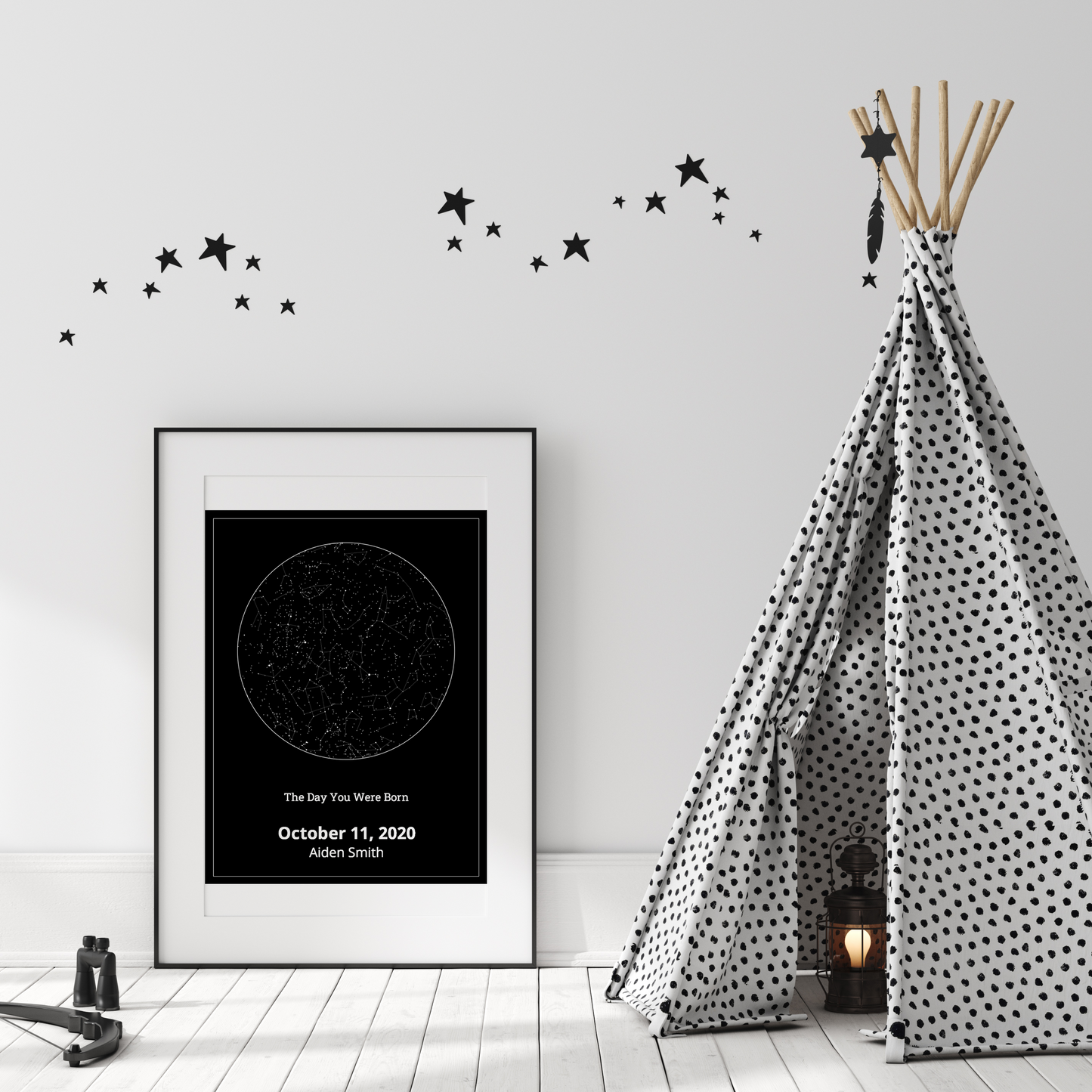 Personalized Birthdate Star Map
