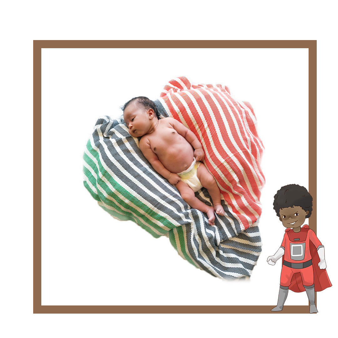 Pan- African Flag Swaddle